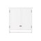 Alaterre Furniture Dover 27"W x 29"H Wall Mounted Bathroom Storage Cabinet with 2 Doors and Towel Rod ANDO73WH - alternate 1